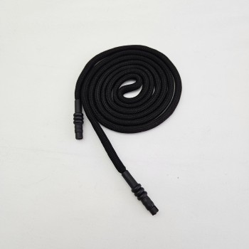 Set Fırsat* Siyah 50'lu Kordon Bağcık 130 cm & No 5 Gümüş Renk 100'li Kuşgözü Set