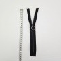 Yuvarlak Halka Fermuar | Mont-Çanta Fermuarı Uzunluk: 20 cm | Siyah