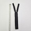 Yuvarlak Halka Fermuar | Mont-Çanta Fermuarı Uzunluk: 20 cm | Siyah