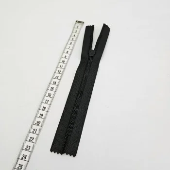 Su Geçirmez PU Kaplama Fermuar | O Fermuar | Uzunluk: 73 cm Siyah Çift Elcikli
