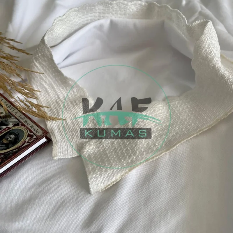 Likralı Lakost Pike Kumaş | Beyaz (210 gr)