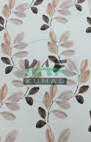 Baskılı %100 Pamuk Müslin Kumaş | Yapraklar
