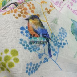 Printed 100% Cotton Muslin Fabric | Sparrow