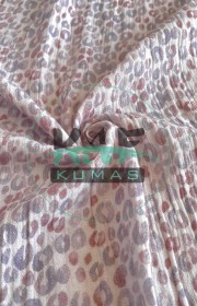 Krinkıl Müslin | 2 Katlı Bürümcük Kumaş | Leopar