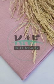 Krinkıl Müslin | 2 Katlı Bürümcük Kumaş | Gül Kurusu