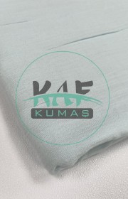 Krinkıl Müslin | 2 Katlı Bürümcük Kumaş | Buz Mavi