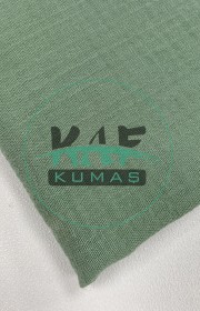  Krinkıl Müslin | 2 Katlı Bürümcük Kumaş | Çağla Yeşili