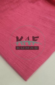 Krinkıl Müslin | 2 Katlı Bürümcük Kumaş | Fuşya