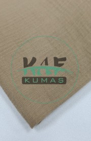  Krinkıl Müslin | 2 Katlı Bürümcük Kumaş | Bej