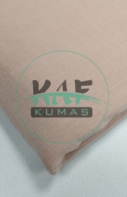  Krinkıl Müslin | 2 Katlı Bürümcük Kumaş | Pembe/ Somon