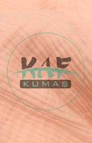 Dört Katlı Bürümcük Pamuk Müslin Kumaş | Coral