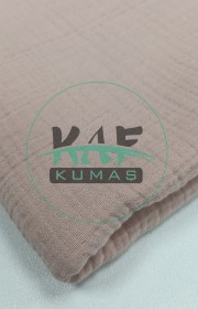 Dört Katlı Bürümcük Pamuk Müslin Kumaş | Soft Pembe