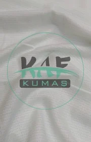 Baskılı Bambu Karışım Müslin Kumaş | Yeşil Çizgili