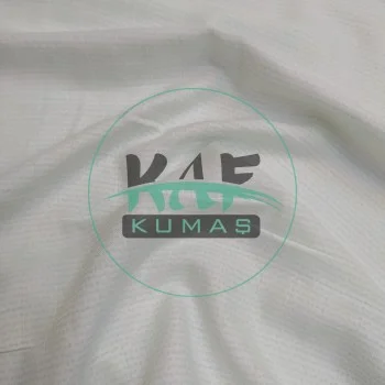 Baskılı Bambu Karışım Müslin Kumaş | Yeşil Çizgili