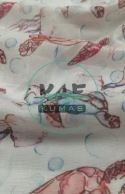 Baskılı %100 Pamuk Müslin Kumaş | Karetta