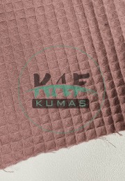 Waffle Pike Kumaş | 100% Pamuk | W-26 Gül Kurusu