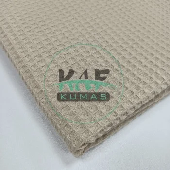 Waffle Pike Kumaş | 100% Pamuk | W-05 Bej