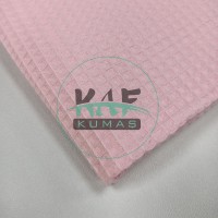 Waffle Pike Kumaş | 100% Pamuk | W-23 Açık Pembe