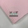 Waffle Pike Kumaş | 100% Pamuk | W-23 Açık Pembe