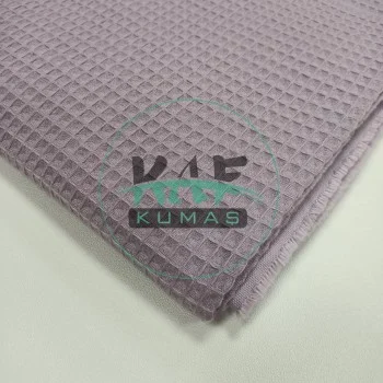 Waffle Pike Kumaş | 100% Pamuk | W-27 Lila