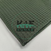 Waffle Pike Kumaş | 100% Pamuk | W-43 Zeytin Yeşili