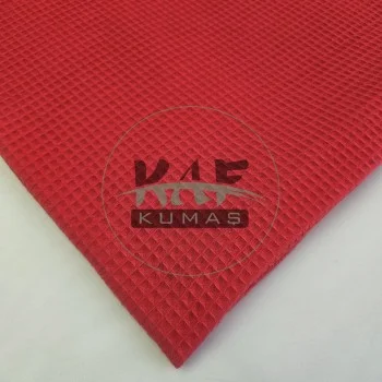 Waffle Pike Kumaş | 100% Pamuk | W-45 Koyu Kırmızı