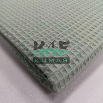 Waffle Pike Kumaş | 100% Pamuk | W-17 Yeşil