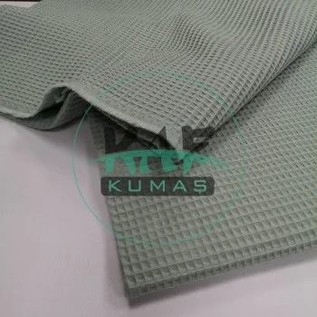 Waffle Pike Kumaş | 100% Pamuk | W-17 Yeşil