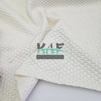 Dokuma Halat Pike Kumaş | Krem