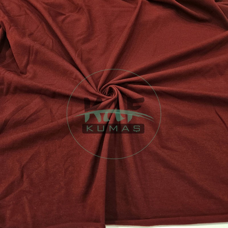 Penye Süprem Kumaş | %95 Pamuk %5 Elastan | Bordo