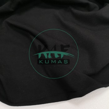 Likralı Penye Süprem Kumaş | 210 gr | Siyah