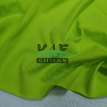 S02 | Yeşil (Elma Yeşil) Penye Süprem (20/1 - 180 GSM, 180 CM) Premium Tişörtlük Pamuk Kumaş