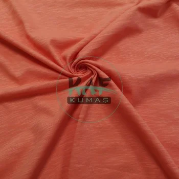 S11 | Mercan Penye Süprem (30/1 Flamlı - 150 GSM, 180 CM) Tişörtlük Pamuk Kumaş