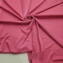 Likralı Polyester Pembe İnterlok Kumaş | D-01