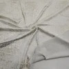 Açık Altın Batik Desen Beyaz Ribana Kumaş | C3-2