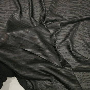 Zebra Desen İnce Örme Kumaş | D-16