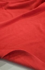 Penye Şardonlu Üç İplik Kumaş | Nar Kırmızı