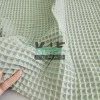 Büyük Kareli Waffle Pike Kumaş | Kumaş Eni: 140 cm | W-17 Açık Mint