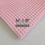 Büyük Kareli Waffle Pike Kumaş | 100% Pamuk | W-23 Açık Pembe