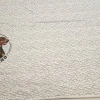 Beyaz Zemin Köpekler Desen Pano Kumaş 180x 82cm