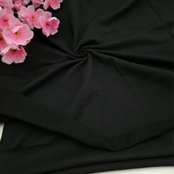 Siyah Eşofman Takımı Dikimi için Hazır Set: 250x180 cm İki İplik + 100x70 cm Ribana Kumaş