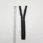 Yuvarlak Halka Fermuar | Mont-Çanta Fermuarı Uzunluk: 20 cm | Siyah