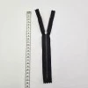 Yuvarlak Halka Fermuar | Mont-Çanta Fermuarı Uzunluk: 20 cm | Siyah