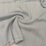 Bebe Mavi Delikli Pointelle Ribana  Parça Kumaş | 100% Pamuk | Kalpler |50*170 cm