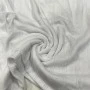 Beyaz Delikli Pointelle Ribana Parça Kumaş | 100% Pamuk | Kalpler |90*180 cm