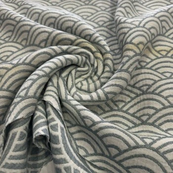 Jakarlı Multi Müslin Parça Kumaş | Parça:160*100 cm