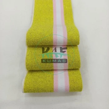 Soft Pembe Çizgili Sarı Yaka