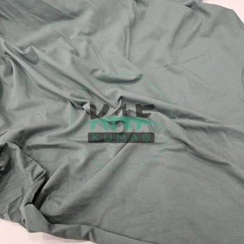 Penye Süprem Kumaş | %95 Pamuk %5 Elastan | Soft Yeşil