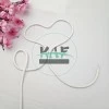 Şeffaf Uçlamalı 140 cm Beyaz Kordon Bağcık | Sweatshirt-Eşofman İpi 1 Adet