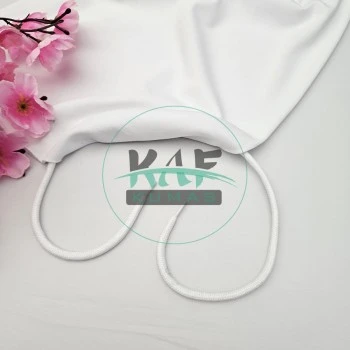 Şeffaf Uçlamalı 86 cm Beyaz Kordon Bağcık | Çocuk Sweatshirt-Eşofman İpi 1 Adet